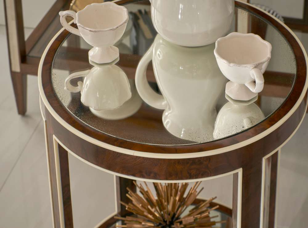 Jonathan Charles Fine Furniture - JC Modern - Jacques Round End Table - 007-3-DN1-WBL veiw 8