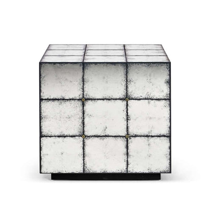 Jonathan Charles Fine Furniture - JC Modern - Luna Square End Table - 007-3-BN2-EGL veiw 2