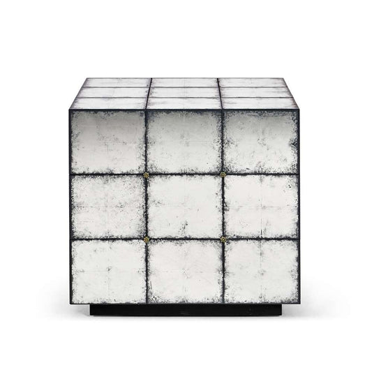 Jonathan Charles Fine Furniture - JC Modern - Luna Square End Table - 007-3-BN2-EGL veiw 2