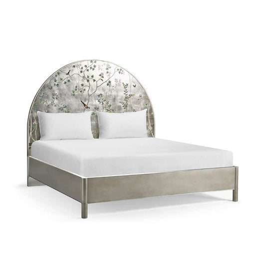 Jonathan Charles Fine Furniture - JC Modern - Shimmering Moon Half Round King Panel Bed - 004-1-113-HPS veiw 1