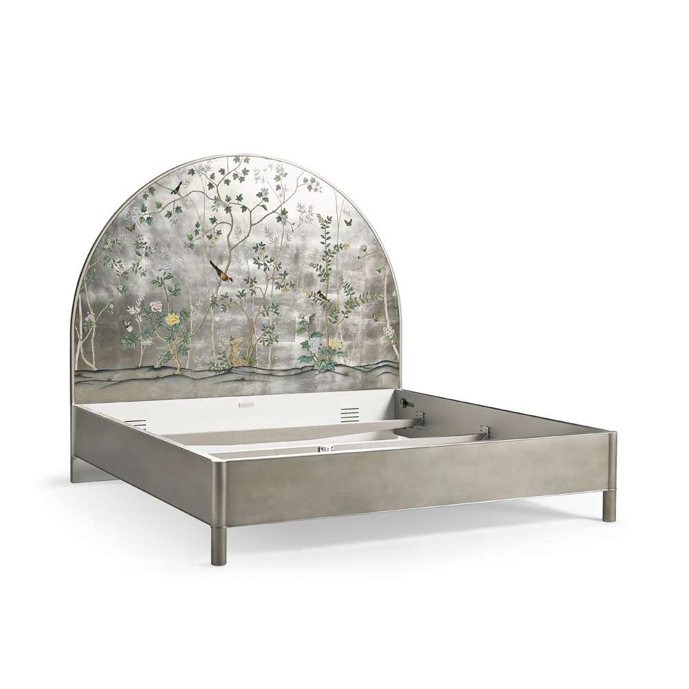 Jonathan Charles Fine Furniture - JC Modern - Shimmering Moon Half Round King Panel Bed - 004-1-113-HPS veiw 3
