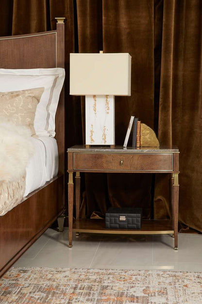 Jonathan Charles Fine Furniture - JC Traditional - Barcelona Nightstand - 496077-WBA veiw 7