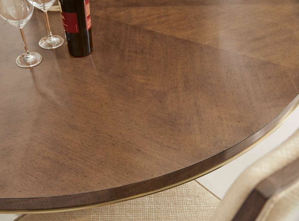 Jonathan Charles Fine Furniture - JC Traditional - Barcelona Round Dining Table - 496082-65L-WBA veiw 5