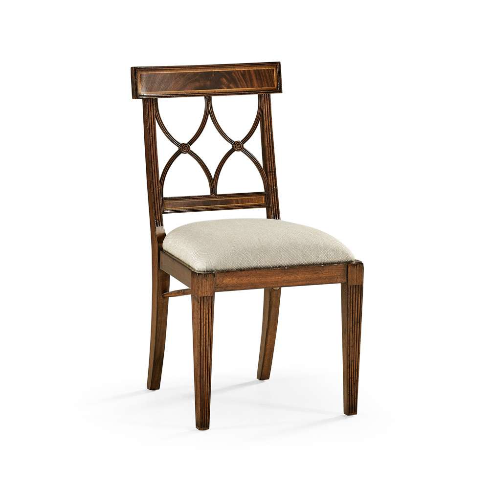 Jonathan Charles Fine Furniture - JC Traditional - Buckingham Regency Mahogany Curved Back Side Chair - 494347-SC-MAH-F200 veiw 1