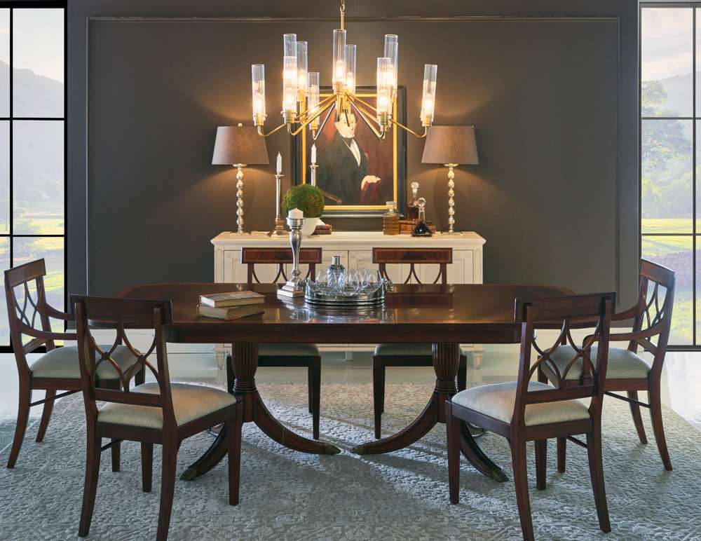 Jonathan Charles Fine Furniture - JC Traditional - Buckingham Regency Mahogany Curved Back Side Chair - 494347-SC-MAH-F200 veiw 5