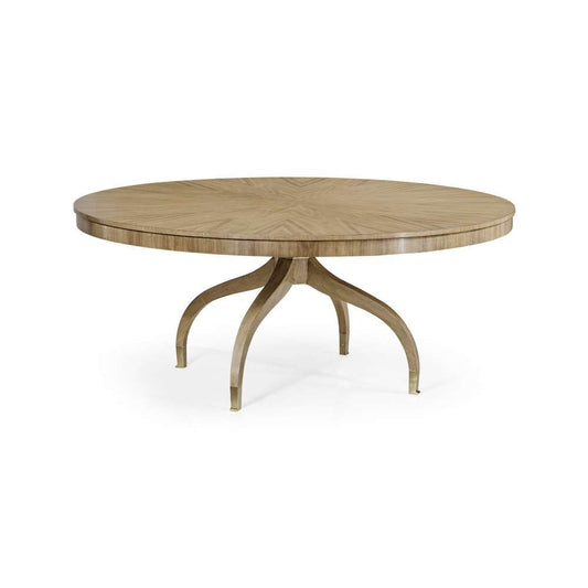 Jonathan Charles Fine Furniture - JC Traditional - Buckingham Round Bleached Walnut Dining Table - 496034-72D-WBL veiw 1