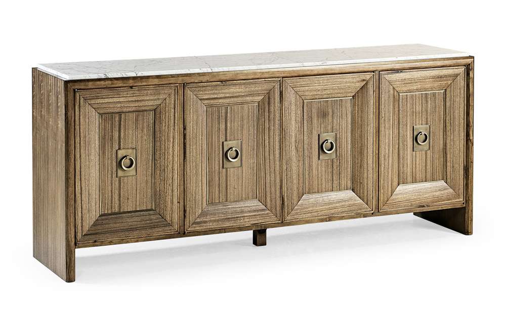 Jonathan Charles Fine Furniture - JC Traditional - Hamilton White Marble Credenza - 496006-PGA-M025 veiw 1