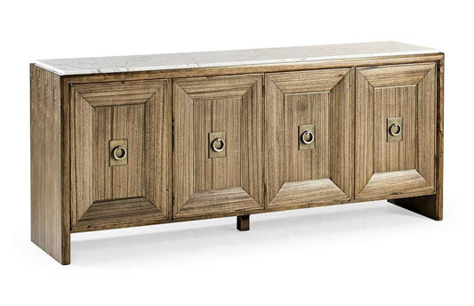 Jonathan Charles Fine Furniture - JC Traditional - Hamilton White Marble Credenza - 496006-PGA-M025 veiw 1