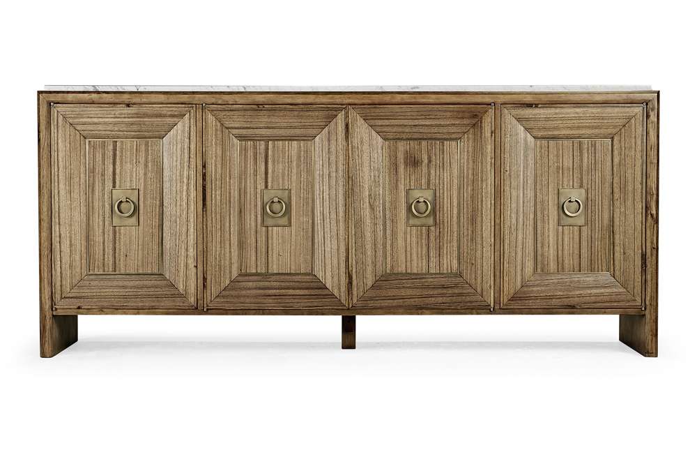 Jonathan Charles Fine Furniture - JC Traditional - Hamilton White Marble Credenza - 496006-PGA-M025 veiw 2