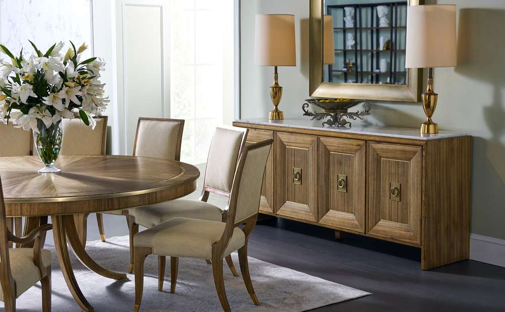Jonathan Charles Fine Furniture - JC Traditional - Hamilton White Marble Credenza - 496006-PGA-M025 veiw 5