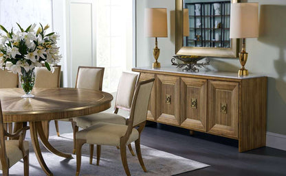 Jonathan Charles Fine Furniture - JC Traditional - Hamilton White Marble Credenza - 496006-PGA-M025 veiw 5
