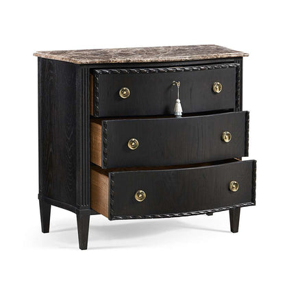 Jonathan Charles Fine Furniture - JC Traditional - Tangiers Drawer Chest - 007-1-931-EBO veiw 4
