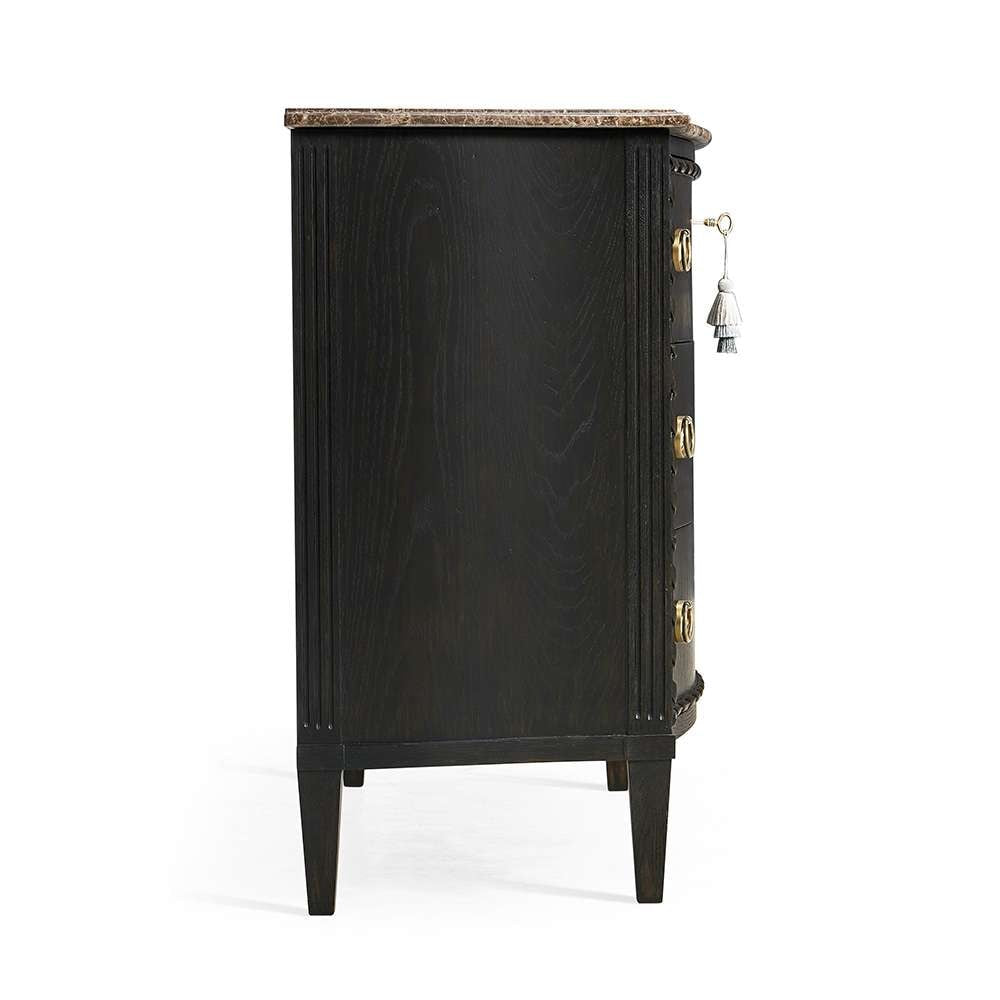 Jonathan Charles Fine Furniture - JC Traditional - Tangiers Drawer Chest - 007-1-931-EBO veiw 6