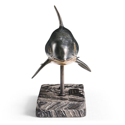 Jonathan Charles Fine Furniture - Killer Whale Bronze Statue with Marble Base - 496219-DRB view 5