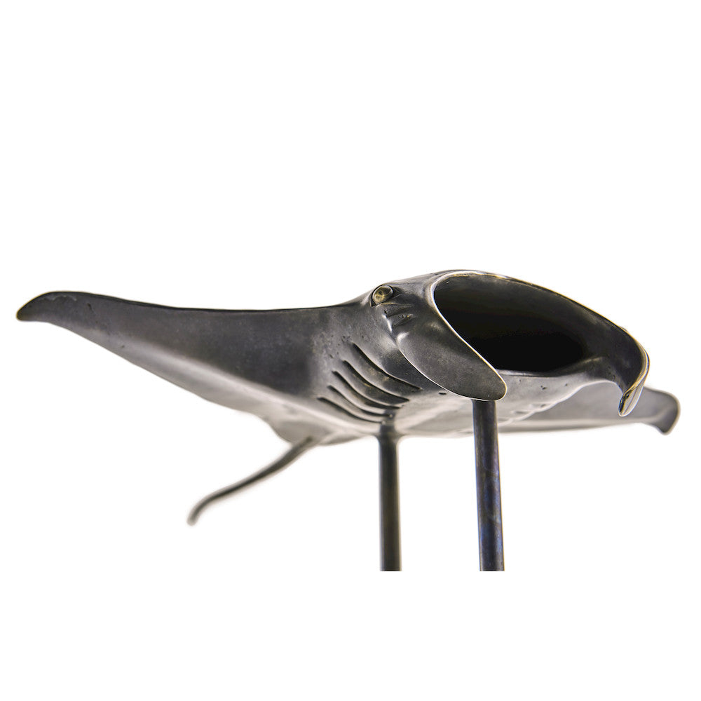 Jonathan Charles Fine Furniture - Manta Ray Bronze Statue with Marble Base - 496215-DRB view 10