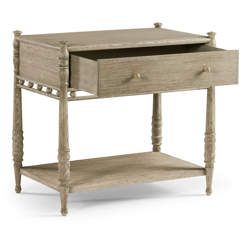 Jonathan Charles Fine Furniture - Morris Bedside Table - 530261-GYO view 2