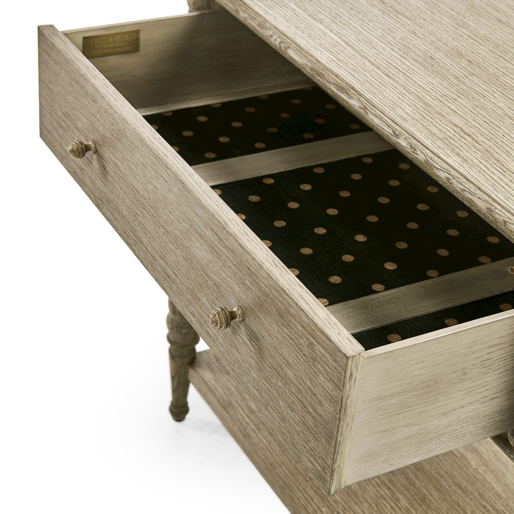 Jonathan Charles Fine Furniture - Morris Bedside Table - 530261-GYO view 6