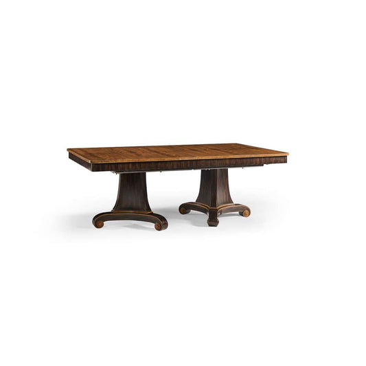 Jonathan Charles Fine Furniture - New Traditional - Rosette Dining Table - 007-2-A60-ABG veiw 1