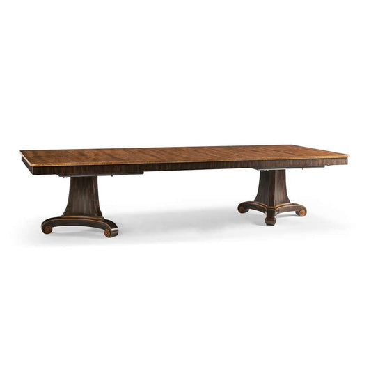 Jonathan Charles Fine Furniture - New Traditional - Rosette Dining Table - 007-2-A60-ABG veiw 2