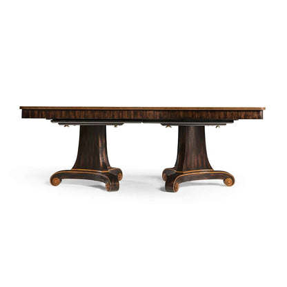 Jonathan Charles Fine Furniture - New Traditional - Rosette Dining Table - 007-2-A60-ABG veiw 3