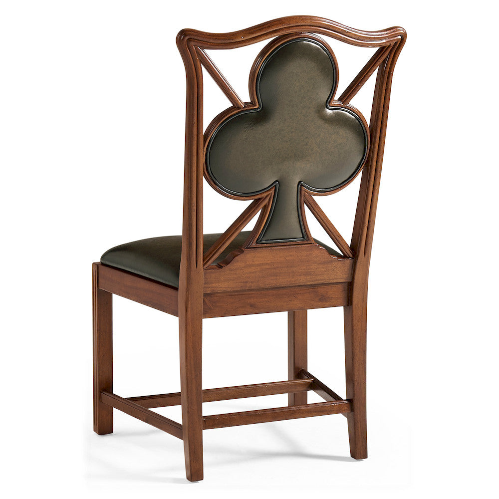 Jonathan Charles Fine Furniture - Playing Card "Club" Side Chair - 493360-SC-WAL-L007 view 3