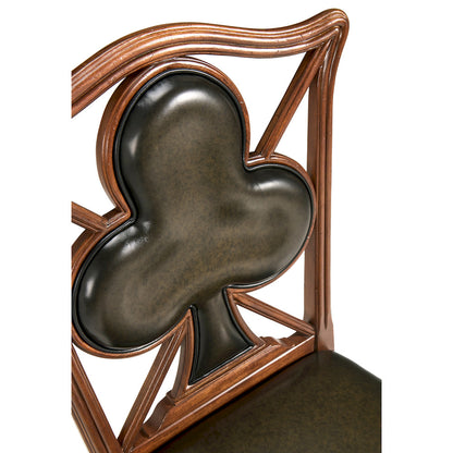 Jonathan Charles Fine Furniture - Playing Card "Club" Side Chair - 493360-SC-WAL-L007 view 5