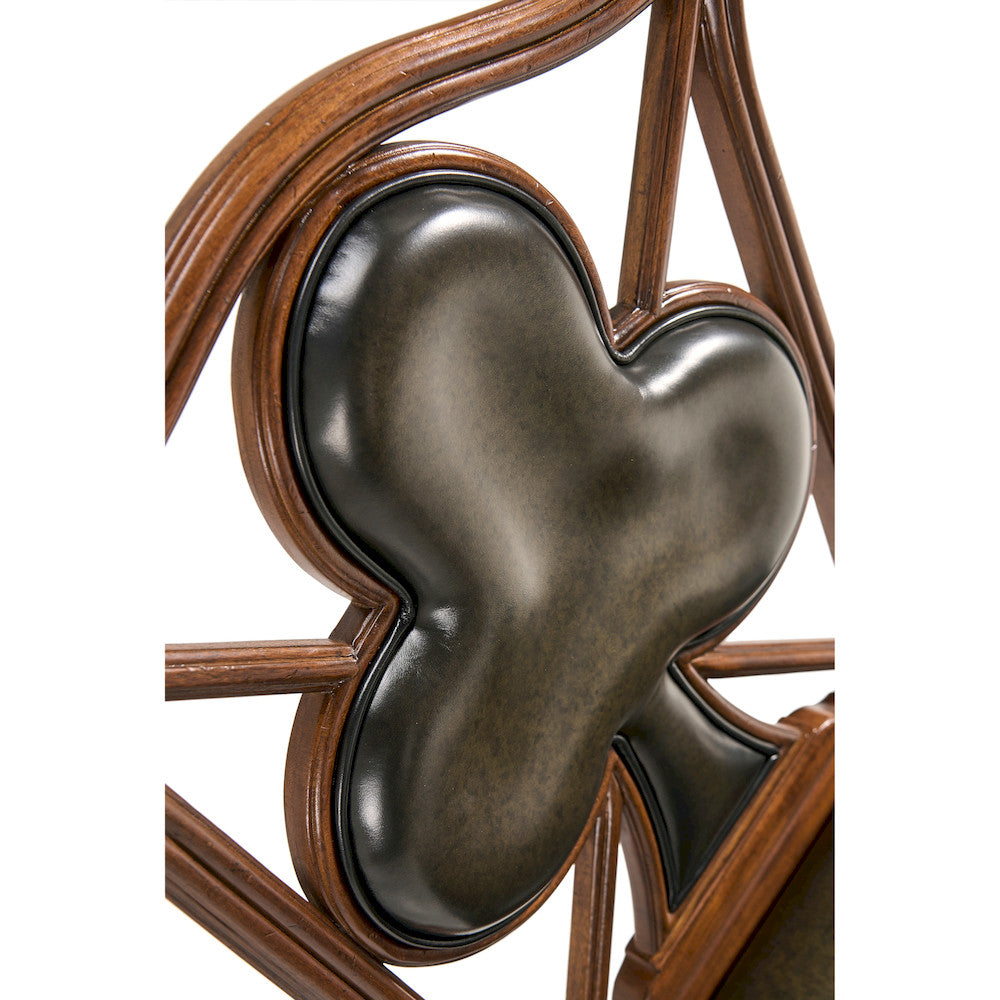Jonathan Charles Fine Furniture - Playing Card "Club" Side Chair - 493360-SC-WAL-L007 view 6