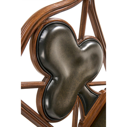 Jonathan Charles Fine Furniture - Playing Card "Club" Side Chair - 493360-SC-WAL-L007 view 6