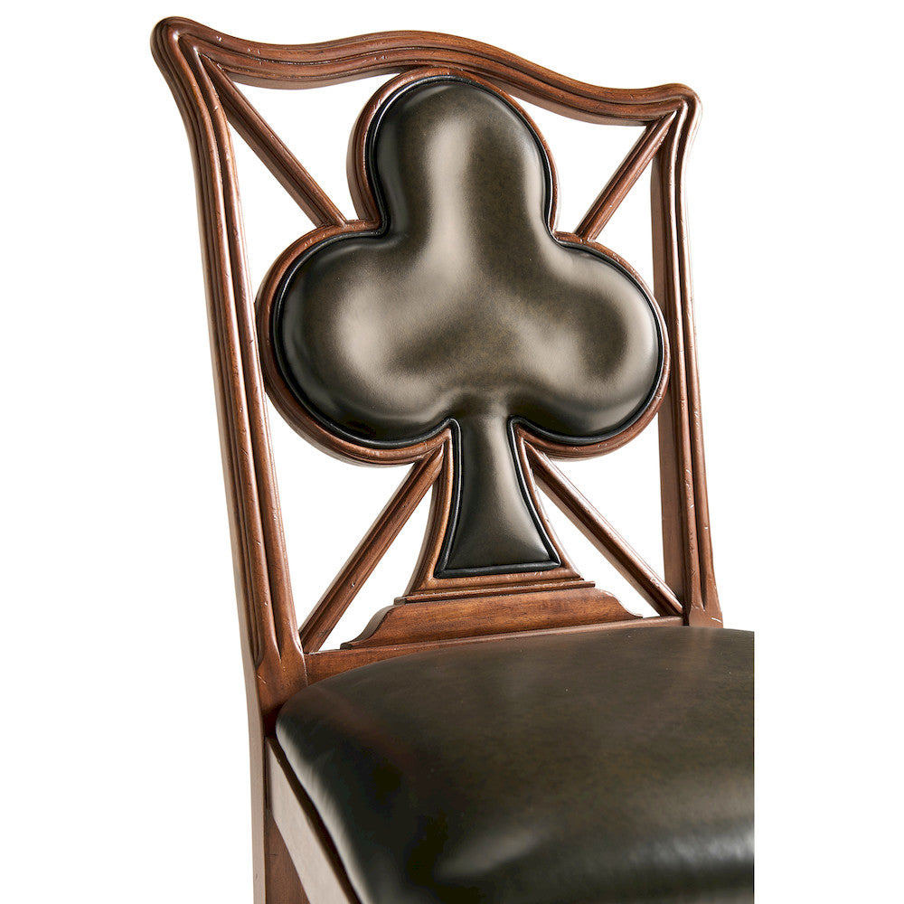Jonathan Charles Fine Furniture - Playing Card "Club" Side Chair - 493360-SC-WAL-L007 view 8