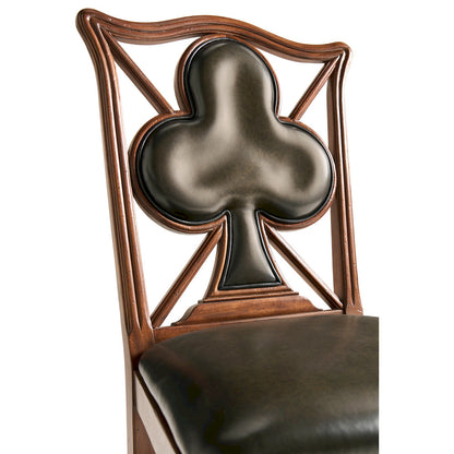 Jonathan Charles Fine Furniture - Playing Card "Club" Side Chair - 493360-SC-WAL-L007 view 8