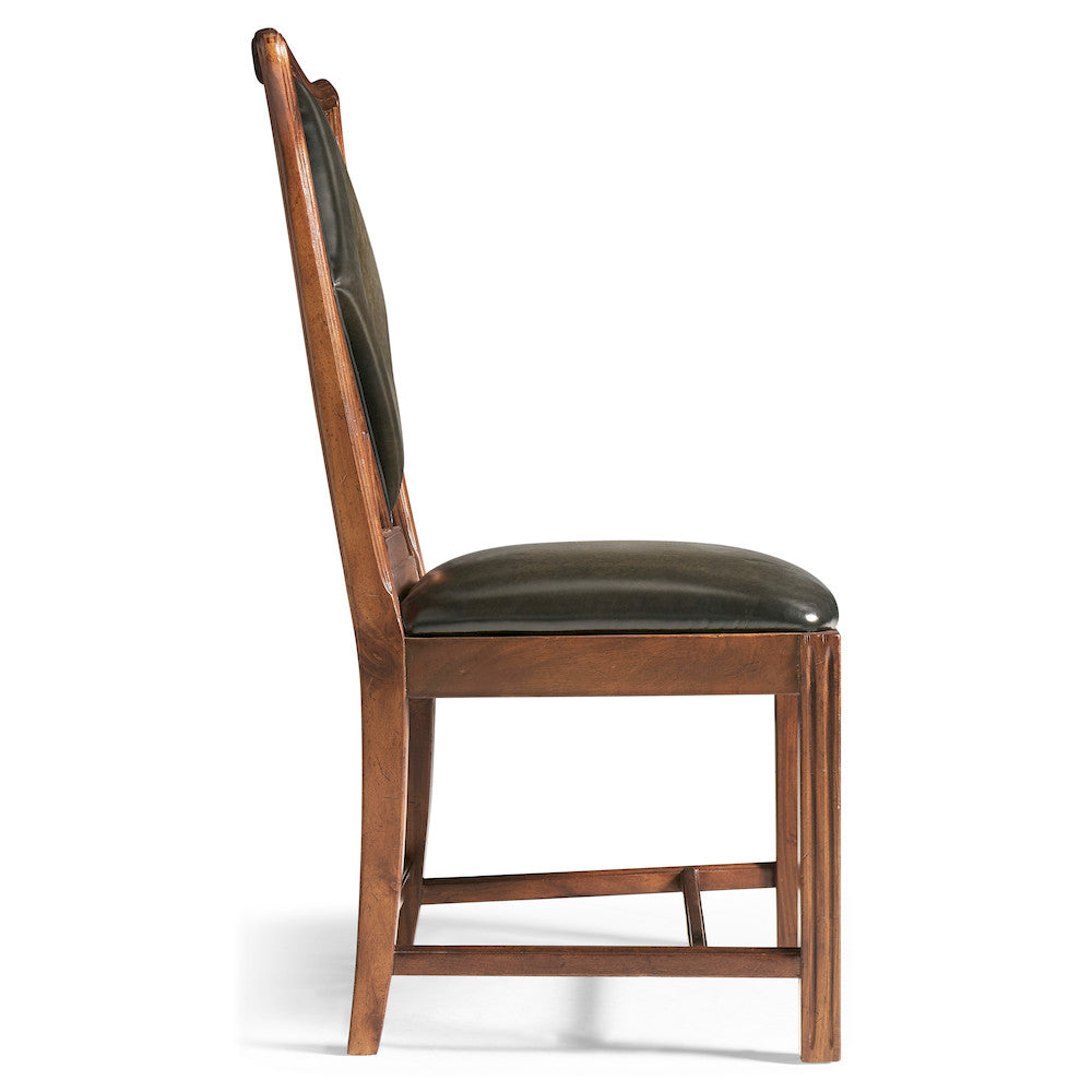 Jonathan Charles Fine Furniture - Playing Card "Diamond" Side Chair - 493362-SC-WAL-L007 view 4