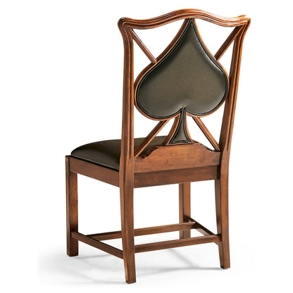 Jonathan Charles Fine Furniture - Playing Card "Spade" Side Chair - 493361-SC-WAL-L007 view 3