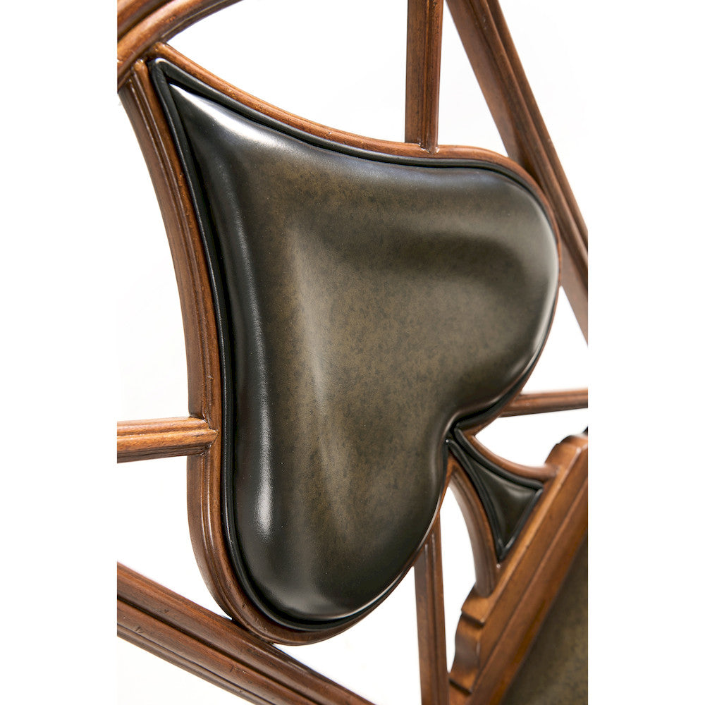 Jonathan Charles Fine Furniture - Playing Card "Spade" Side Chair - 493361-SC-WAL-L007 view 7