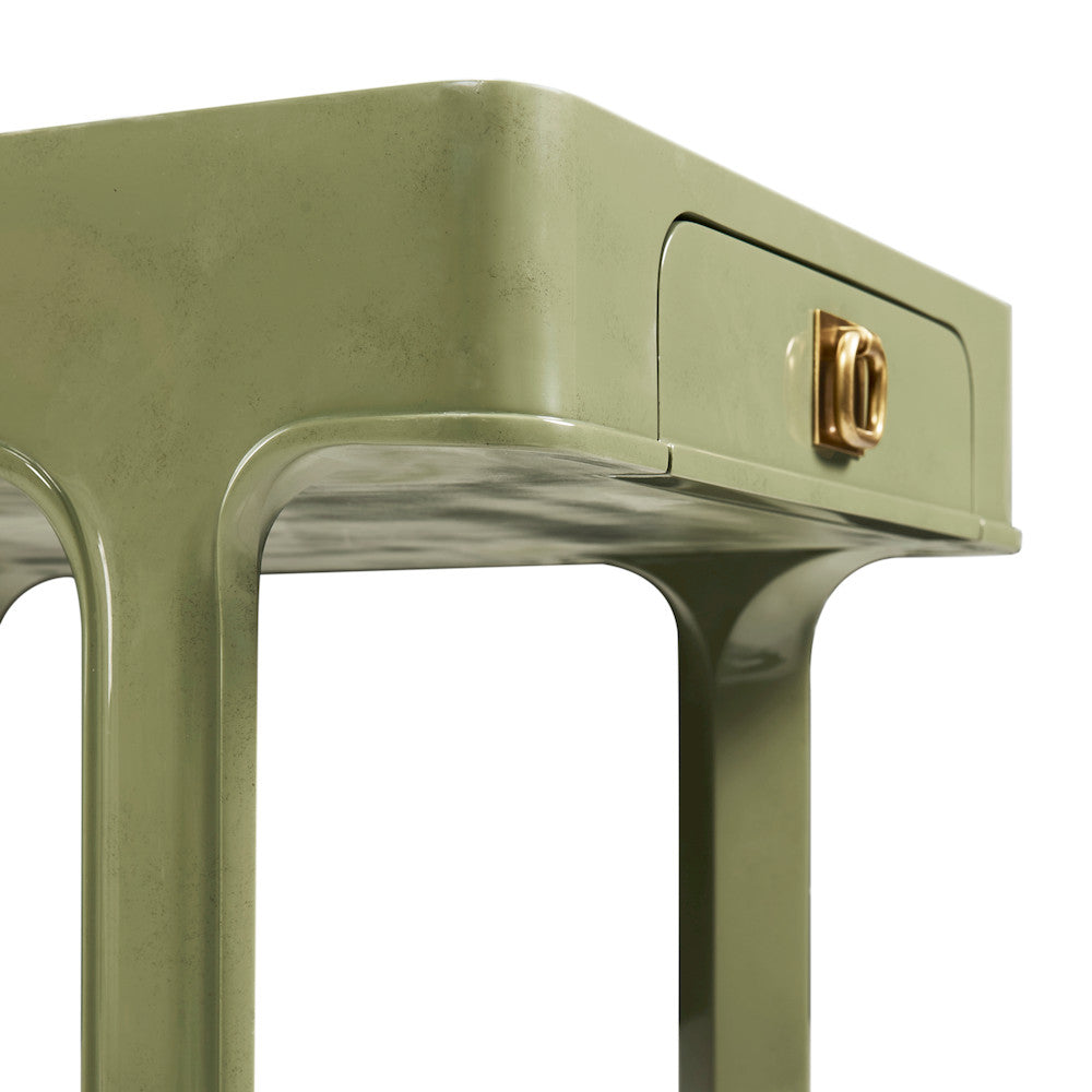 Jonathan Charles Fine Furniture - Polly Avo Rectangular End Table - 500561-LDG view 9