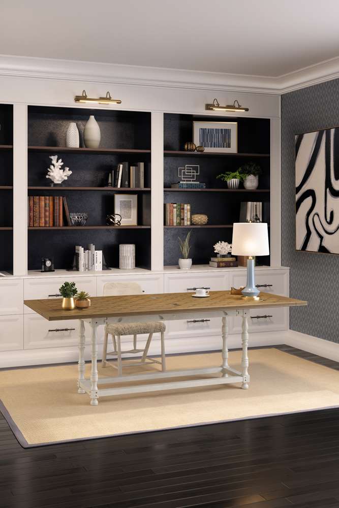 Jonathan Charles Fine Furniture - Reimagined Dielectric Hunt Table - 492095-86L-NSO veiw 5