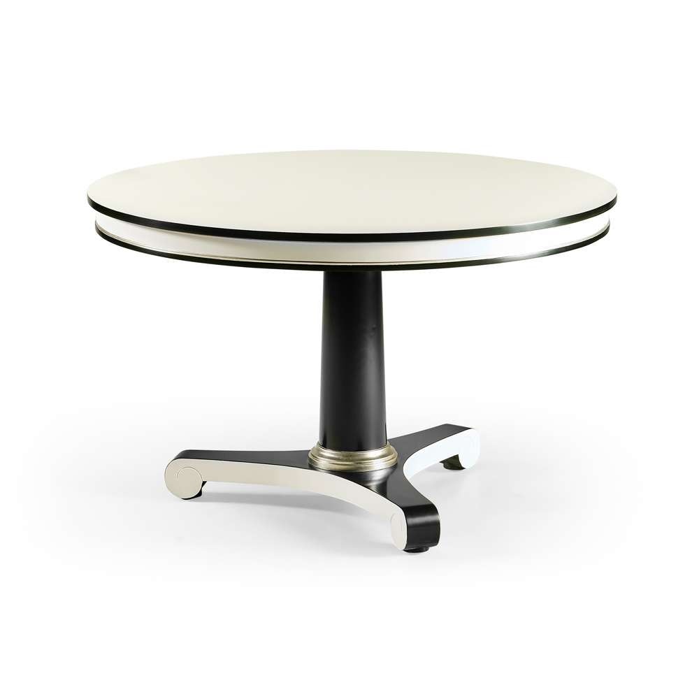 Jonathan Charles Fine Furniture - Reimagined Dipole 48in Biedermeier Breakfast Table - 494776-48D-WDL veiw 1