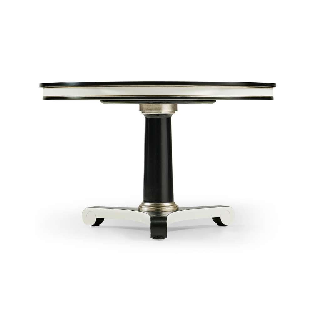 Jonathan Charles Fine Furniture - Reimagined Dipole 48in Biedermeier Breakfast Table - 494776-48D-WDL veiw 2
