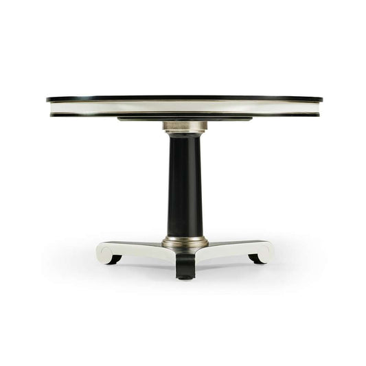 Jonathan Charles Fine Furniture - Reimagined Dipole 48in Biedermeier Breakfast Table - 494776-48D-WDL veiw 2