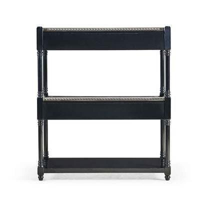 Jonathan Charles Fine Furniture - Reimagined Flux Lacquer Etagere - 492442-BLA veiw 4