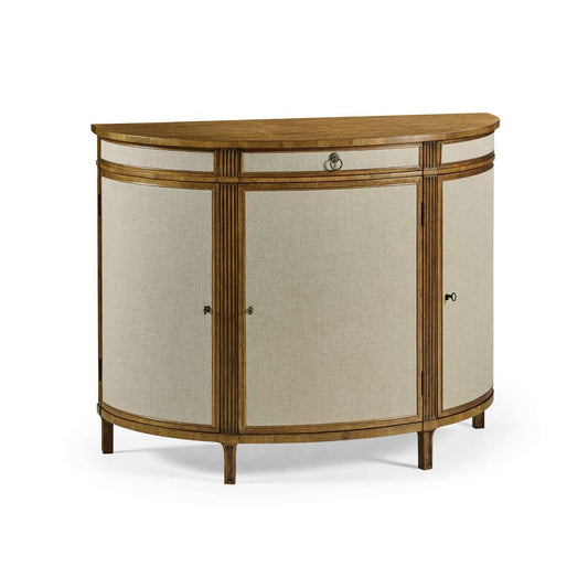 Jonathan Charles Fine Furniture - Reimagined Inductance Demilune - 493076-FWA-GFA veiw 1