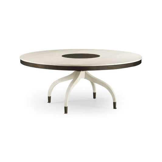 Jonathan Charles Fine Furniture - Reimagined Lodestone Round Dining Table - 496034-72D-CWO veiw 1