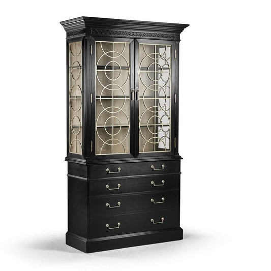 Jonathan Charles Fine Furniture - Reimagined Sprite Display Cabinet - 493072-BLA veiw 1