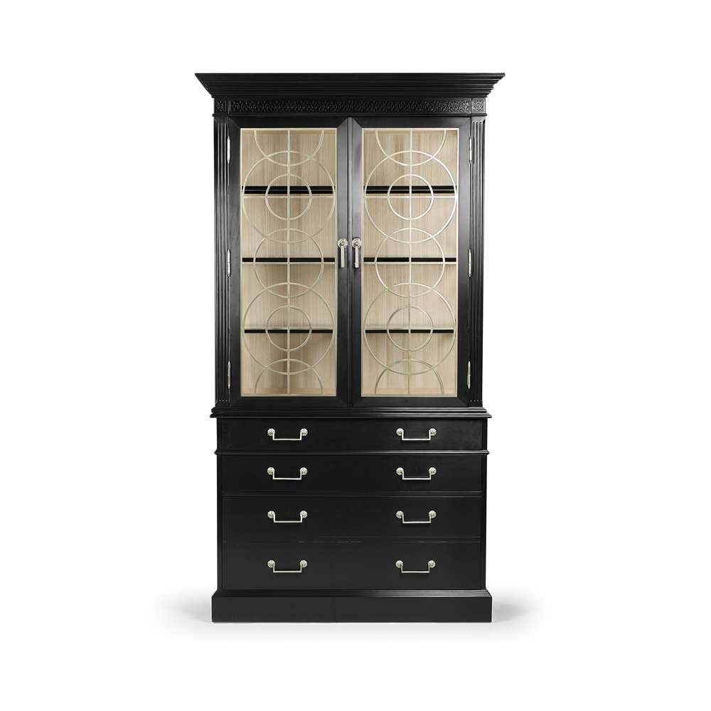 Jonathan Charles Fine Furniture - Reimagined Sprite Display Cabinet - 493072-BLA veiw 2