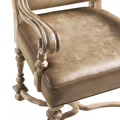 Jonathan Charles Fine Furniture - Sagehill Leather Arm Chair - 491234-TGO-AC-L045 view 4