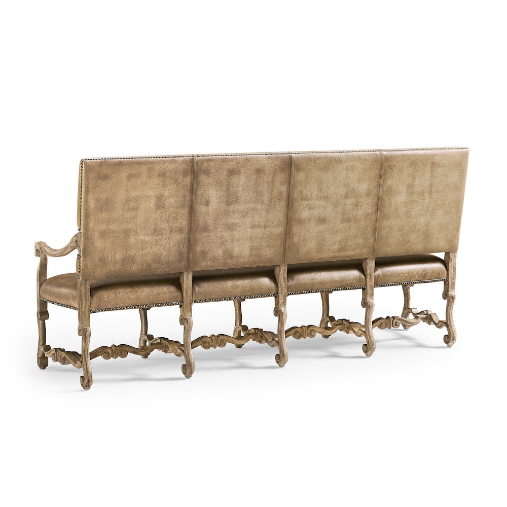 Jonathan Charles Fine Furniture - Sagehill Leather Banquette Bench - 491235-TGO-L045 view 2