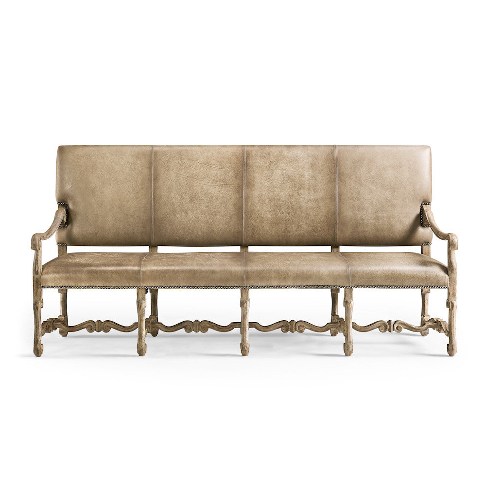 Jonathan Charles Fine Furniture - Sagehill Leather Banquette Bench - 491235-TGO-L045 view 3
