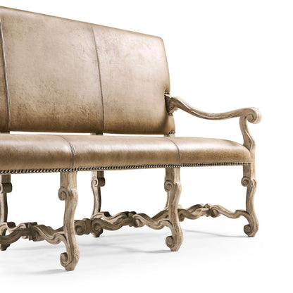 Jonathan Charles Fine Furniture - Sagehill Leather Banquette Bench - 491235-TGO-L045 view 8