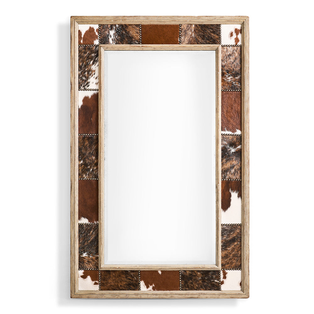 Jonathan Charles Fine Furniture - Sagehill Rectangular Hide Mirror - 491255-TGO view 1