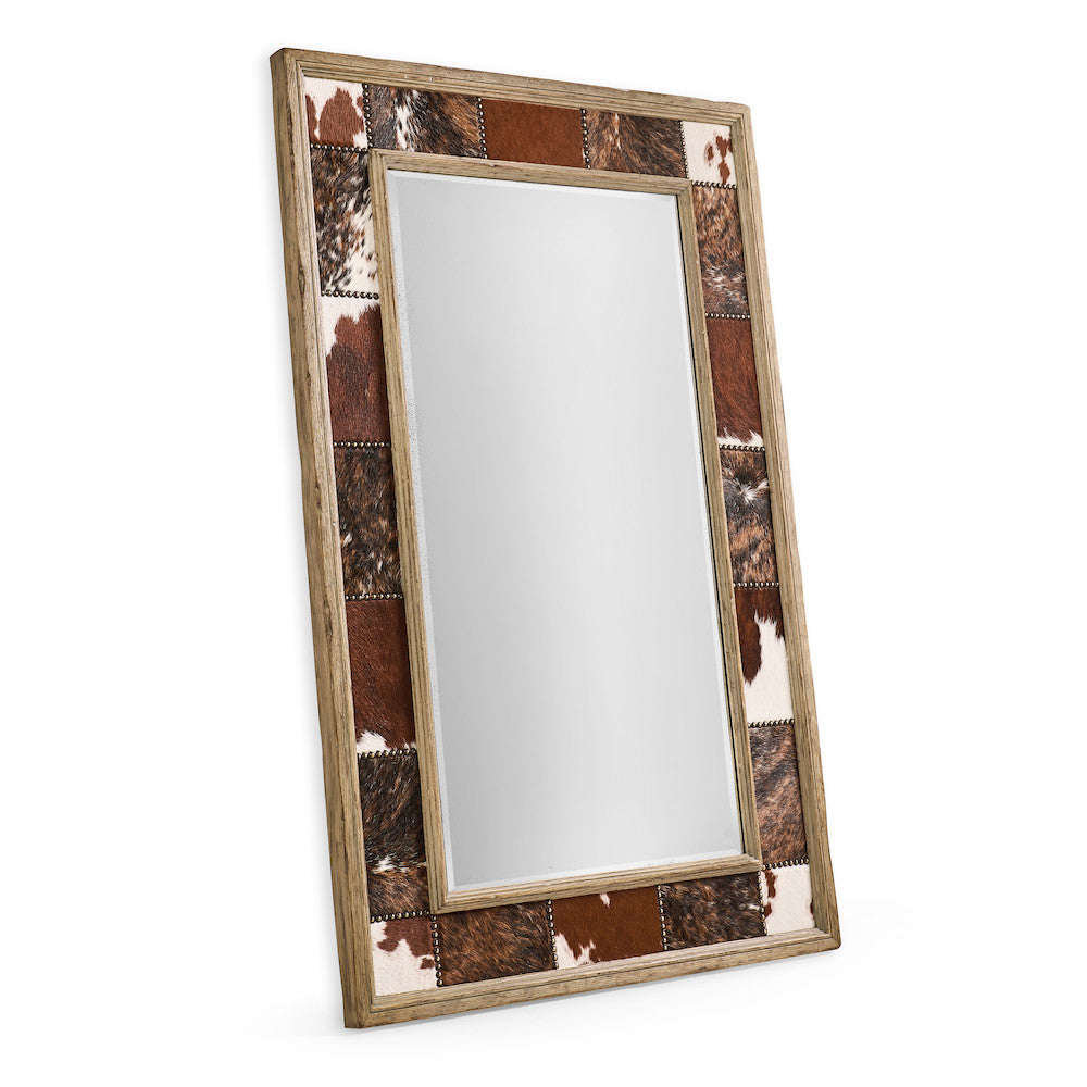Jonathan Charles Fine Furniture - Sagehill Rectangular Hide Mirror - 491255-TGO view 2