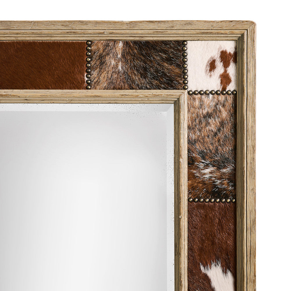 Jonathan Charles Fine Furniture - Sagehill Rectangular Hide Mirror - 491255-TGO view 3